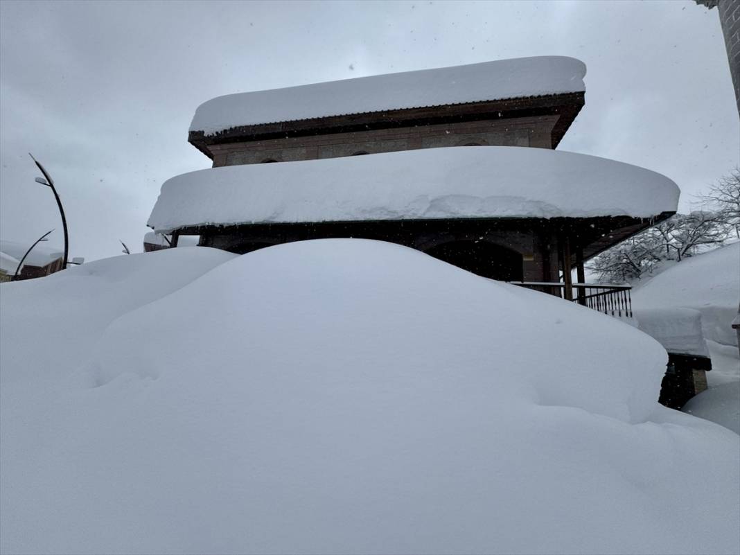 Kar yağan yayla bu hale geldi 5